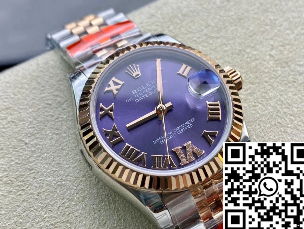 M278271-0020 Dial Factory Diamond Purple Datejust TW Rolex Eggplant 1006